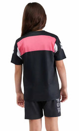 Fox Youth Ranger Short Sleeve Jersey Digi Imag Black BACK FACING MODEL