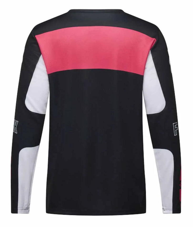 Fox Youth Ranger LS Jersey Digi Imag Black BACK