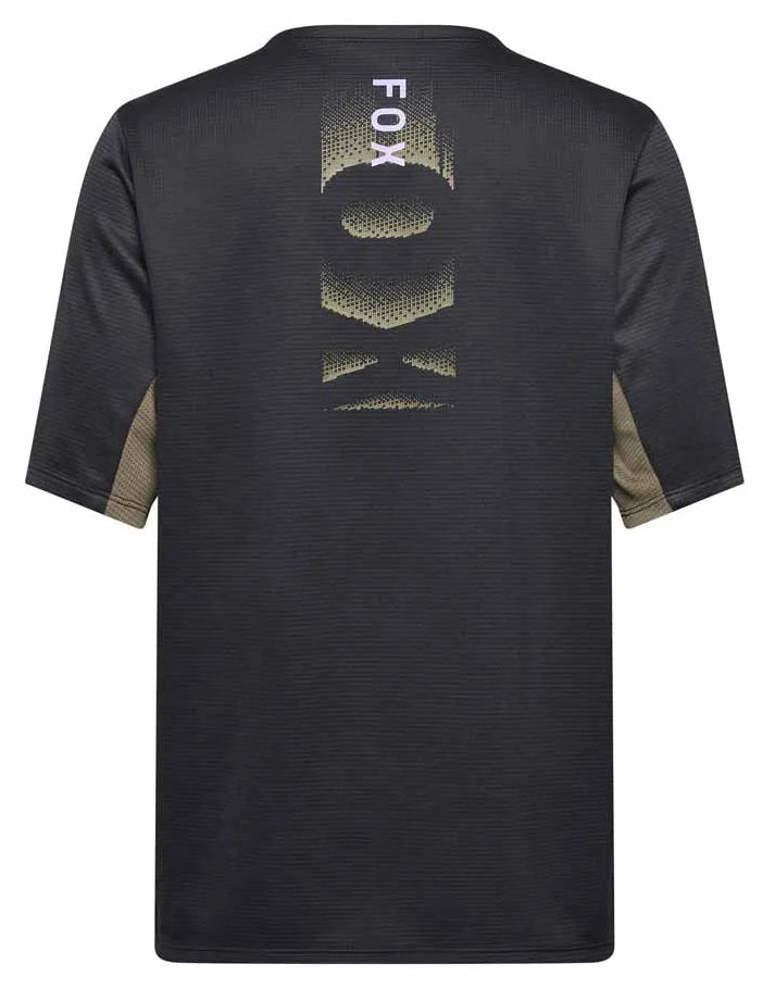 Fox Youth Defend SS Jersey Park Black BACK