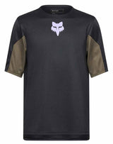 Fox Youth Defend SS Jersey Park Black FRONT