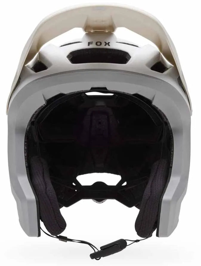 Fox Dropframe Pro Grid Helmet Light Grey