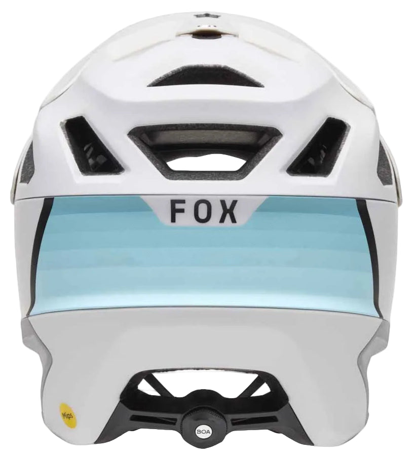 Fox Dropframe Pro Grid Helmet Light Grey
