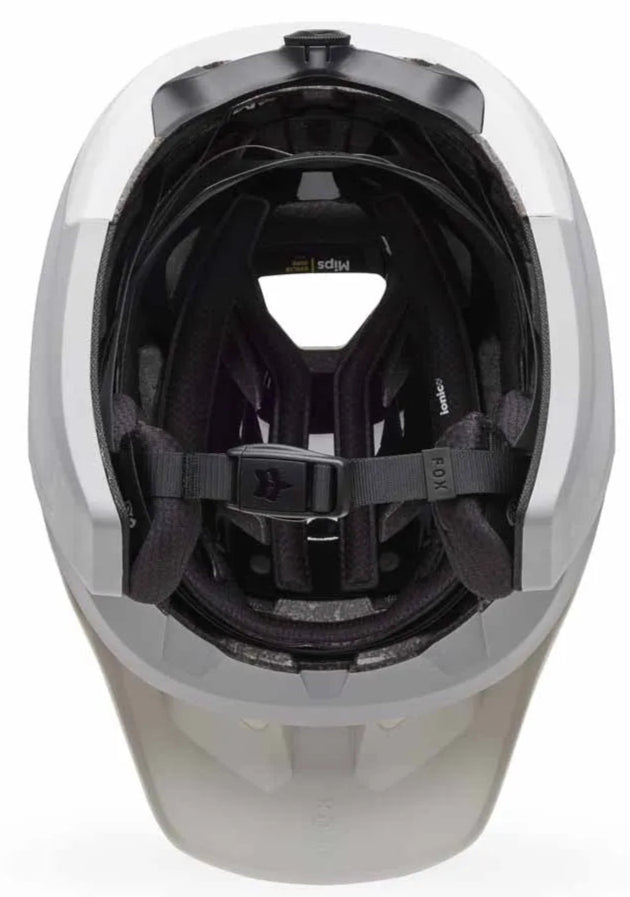 Fox Dropframe Pro Grid Helmet Light Grey