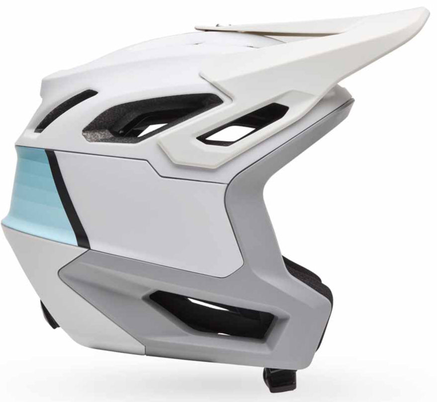 Fox Dropframe Pro Grid Helmet Light Grey 