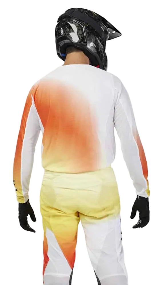 Fox Racing 180 Air Haze White Jersey BACK FACING MODEL