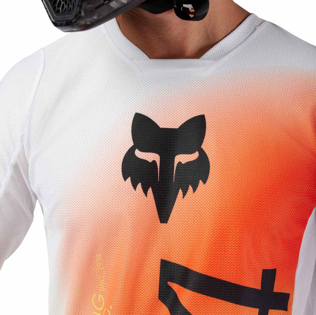 Fox Racing 180 Air Haze White Jersey FRONT