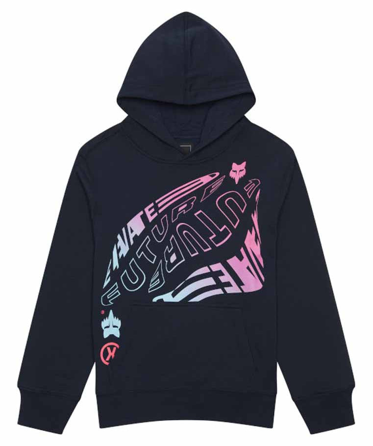 Fox Youth Elevated Fleece Pullover Midnight FRONT