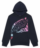 Fox Youth Elevated Fleece Pullover Midnight FRONT