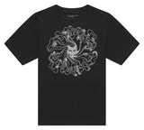 Fox Youth Frequency Short Sleeve Black T-Shirt FRONT