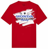 Fox Youth X Honda Short Sleeve Red T-Shirt FRONT