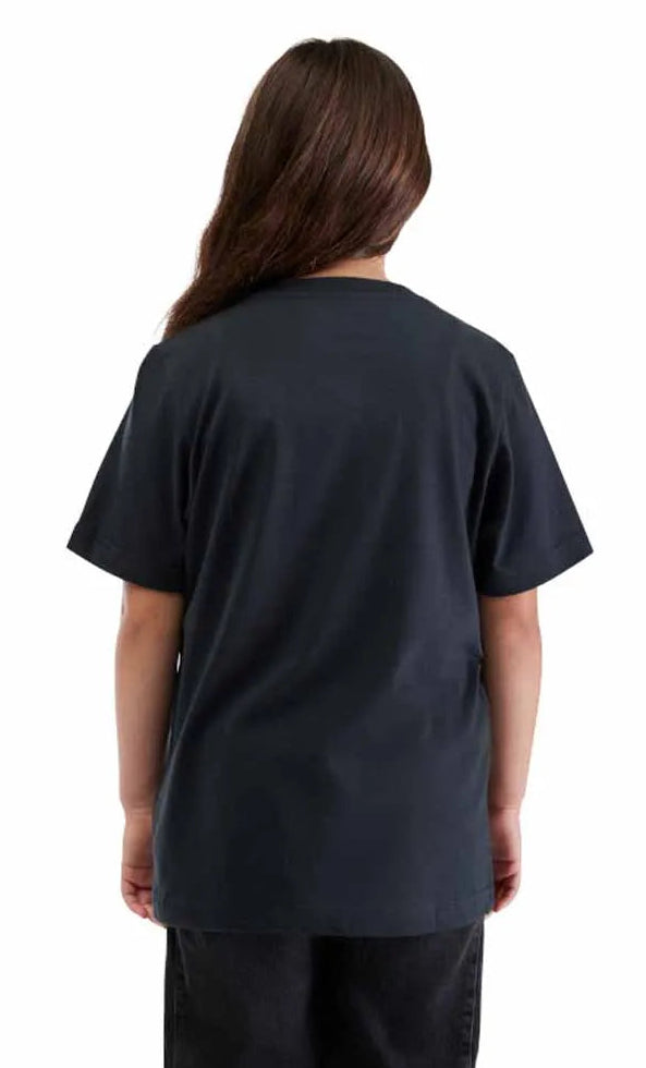 Fox Racing Youth Fox Racing x Kawi SS Tee Black BACK FACING MODEL 