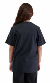 Fox Racing Youth Fox Racing x Kawi SS Tee Black BACK FACING MODEL 