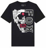 Fox Youth Image Skull Short Sleeve Tee Black FRONT