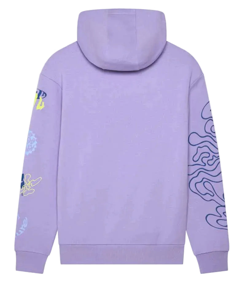 Fox Women's Hello Future Fleece Pullover Lilac BACK 
