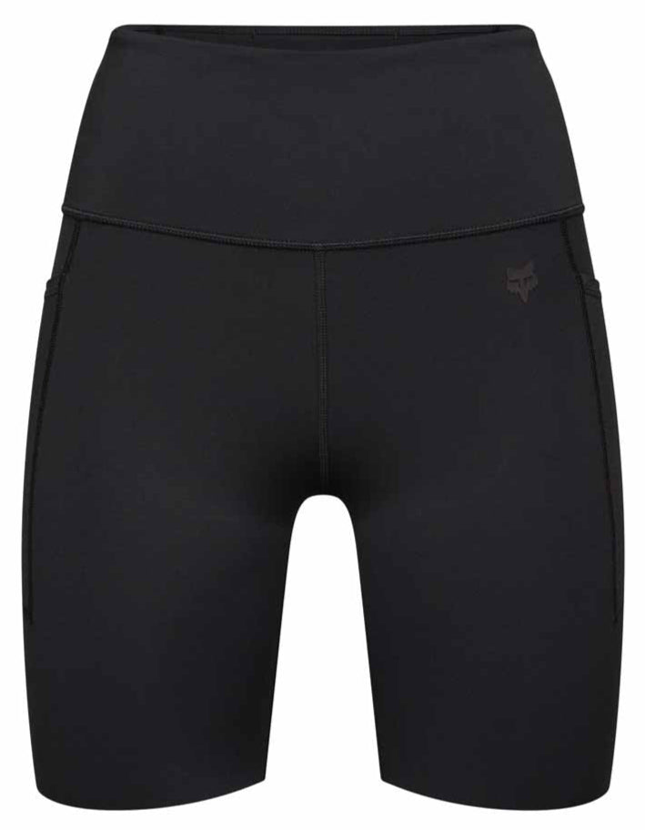 Fox Motive Women's Biker Shorts Black FRONT