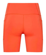 Fox Women's Motive Biker Shorts Bold Orange BACK 