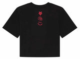 Fox x Honda Baby Tee Black BACK
