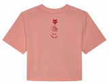 Fox x Honda Baby Tee Pale Pink BACK