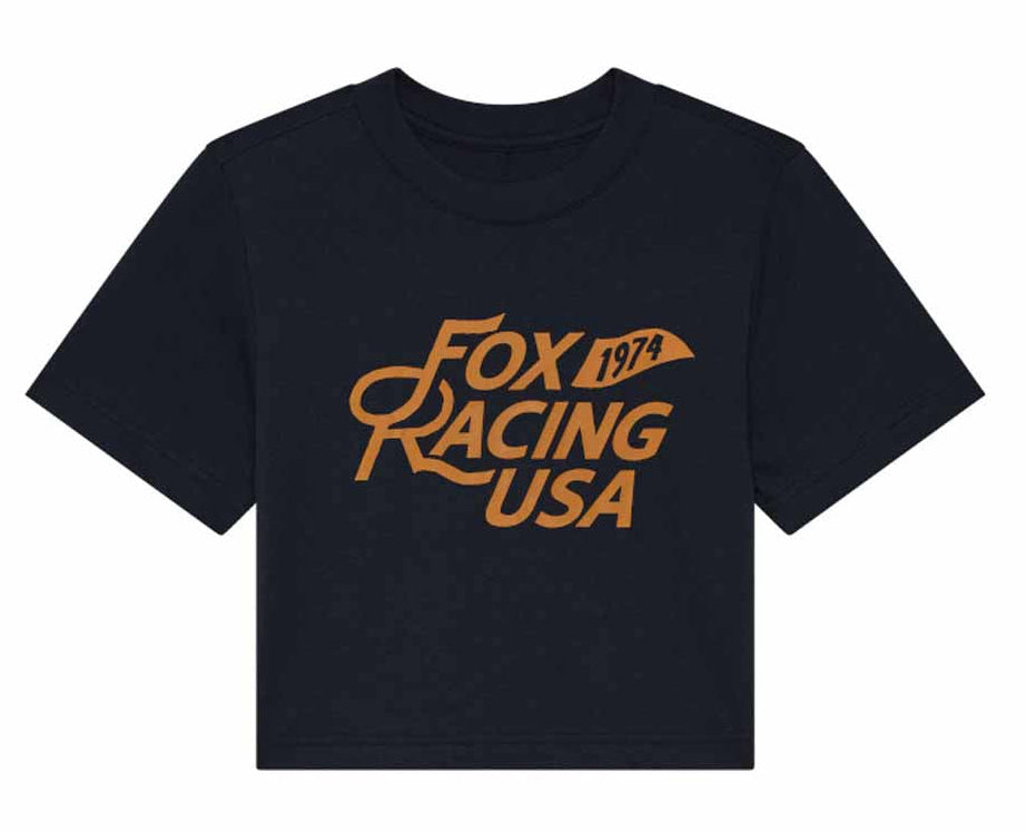 Fox USA Baby Tee Midnight Blue FRONT 