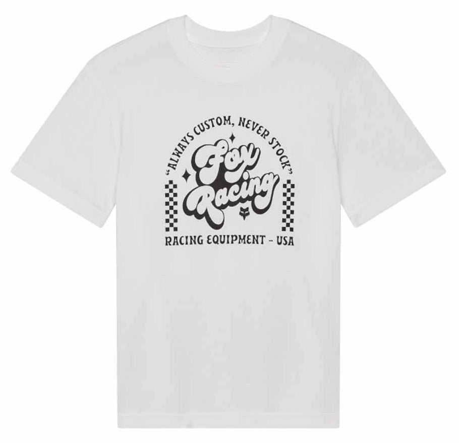 Fox Women's Never Stock Short Sleeve Tee White FRONT 