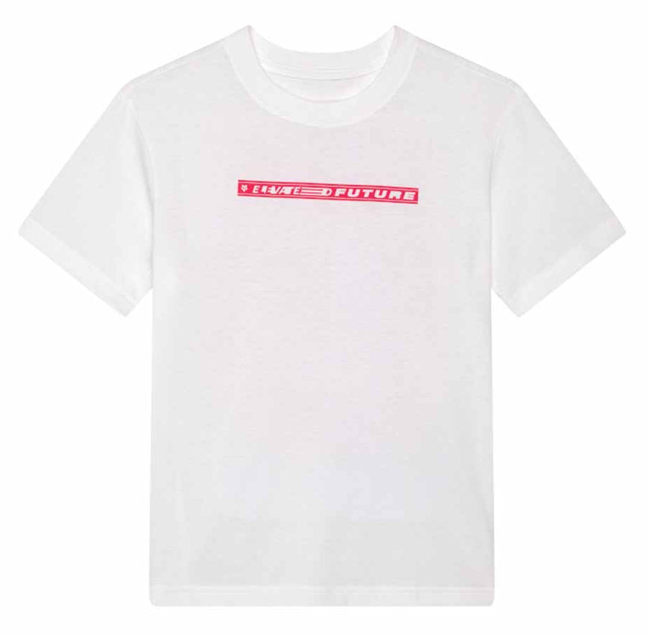 Fox W Elevated SS Tee White FRONT 