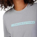 Fox W Elevated SS Tee Steel Gray