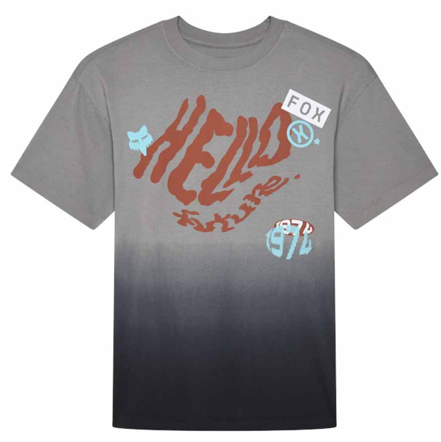 Fox Hello Future Oversized Tee Steel Grey FRONT