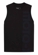 Fox Women's Moto-X Blocked Tank Top Black FRONT 