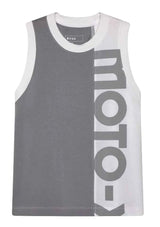 Fox Women's Moto-X Blocked Tank Top White FRONT 