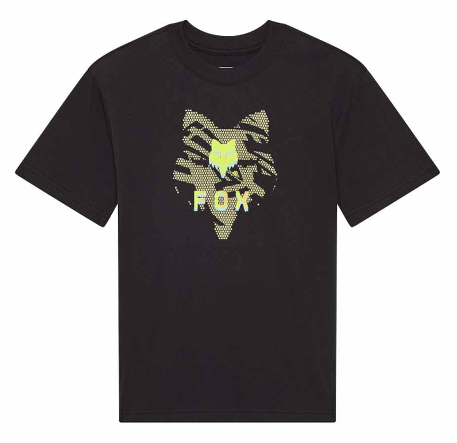 Fox W Elevated SS Tee Black FRONT 