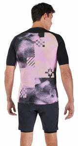 Fox Flexair Ascent SS Jersey PULSE Dust Rose BACK FACING MODEL