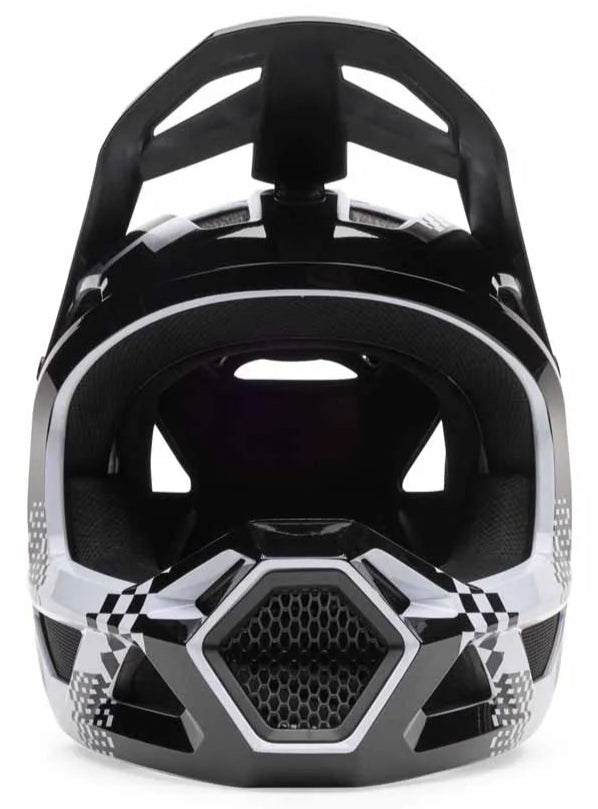 Fox Youth Rampage Digi Image Helmet, Black/White