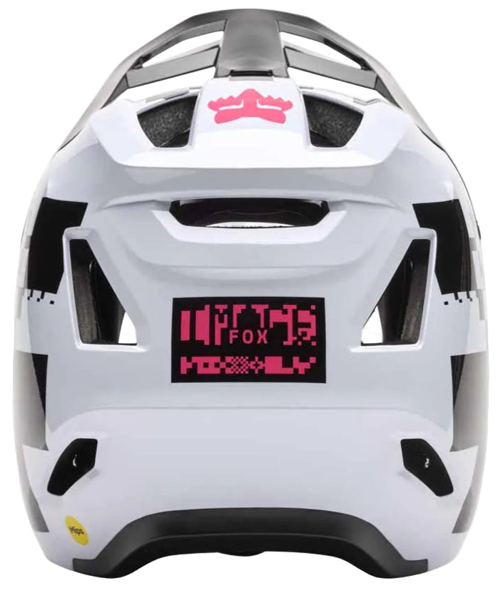 Fox Youth Rampage Digi Image Helmet, Black/White