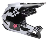 Fox Youth Rampage Digi Image Helmet, Black/White