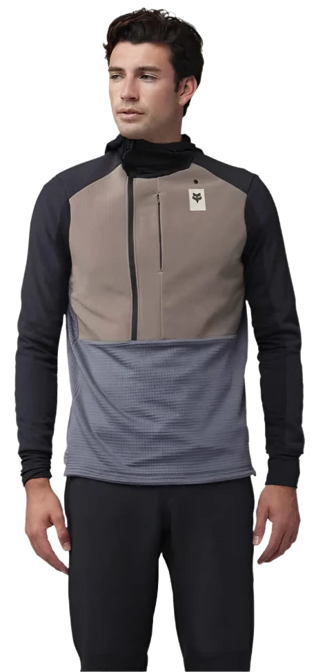 FOX DEFEND THERMAL HOODIE FRONT