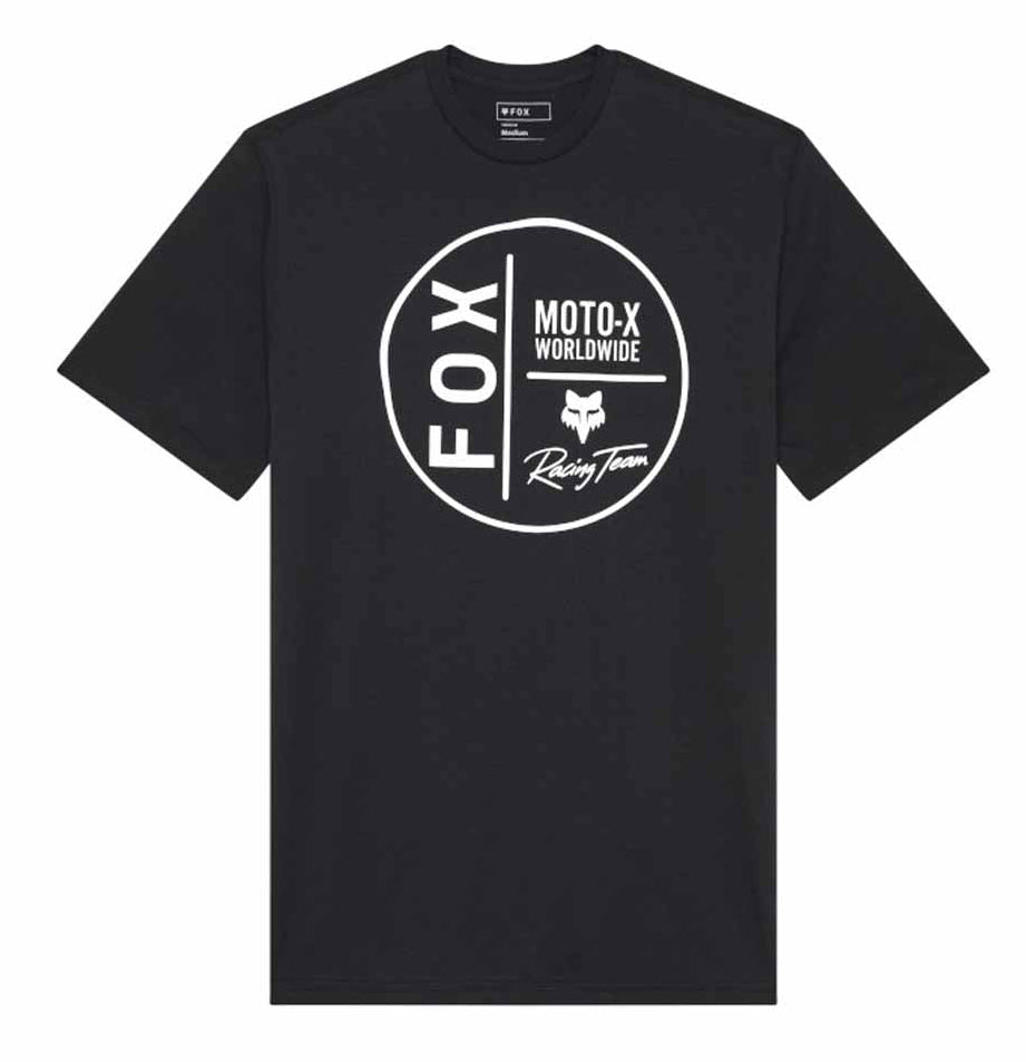 Fox Worldwide SS Premium Tee Black FRONT 