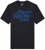 Fox Flag SS Premium Tee Black front 