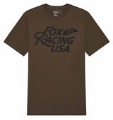 Fox Flag Short Sleeve Premium Tee Military FRONT