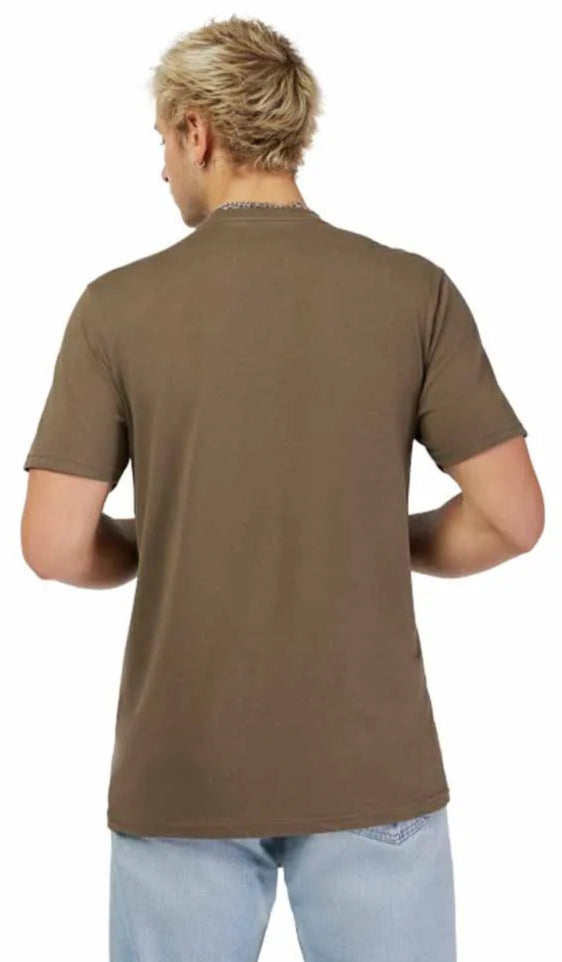 Fox Emblem SS Premium T-Shirt Military BACK FACING MODEL 