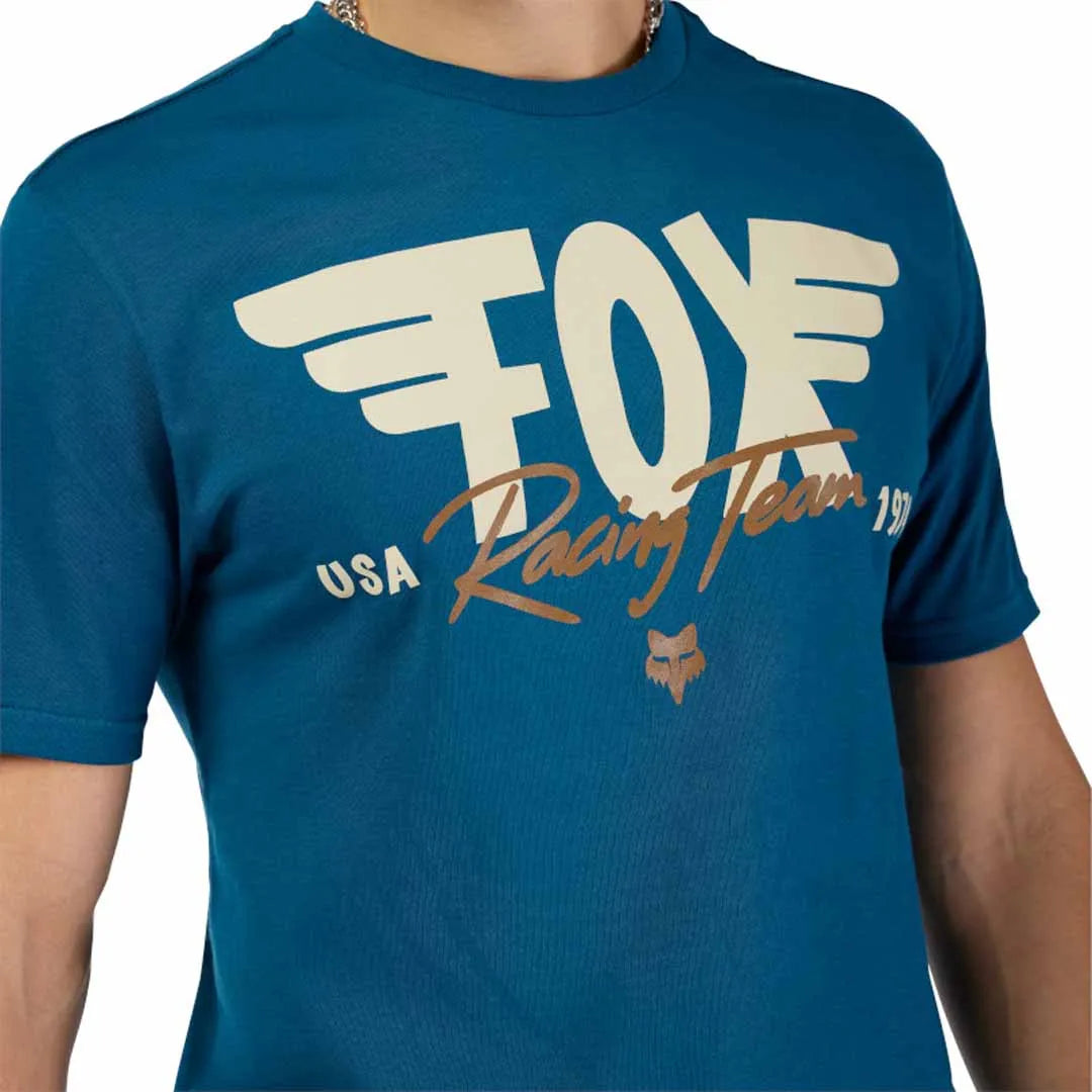 Fox Winged SS Premium Tee Twilight FRONT PRINT 