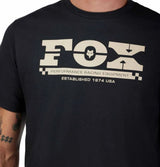Fox National Short Sleeve Premium Tee Black FRONT DETAILS