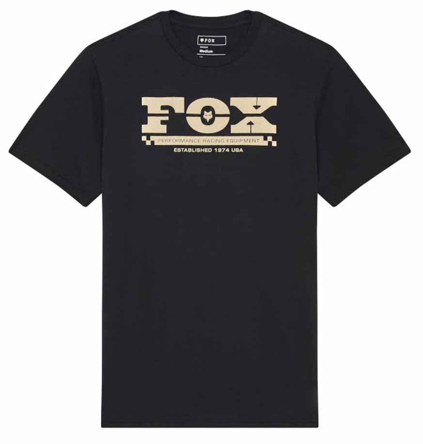 Fox National Short Sleeve Premium Tee Black FRONT