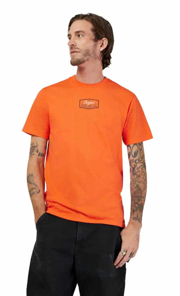 Fox Original Short Sleeve Premium Tee Bold Orange FRONT FACING MODEL