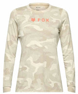 Fox Womens Ranger TRU DRI LS Jersey Cream FRONT