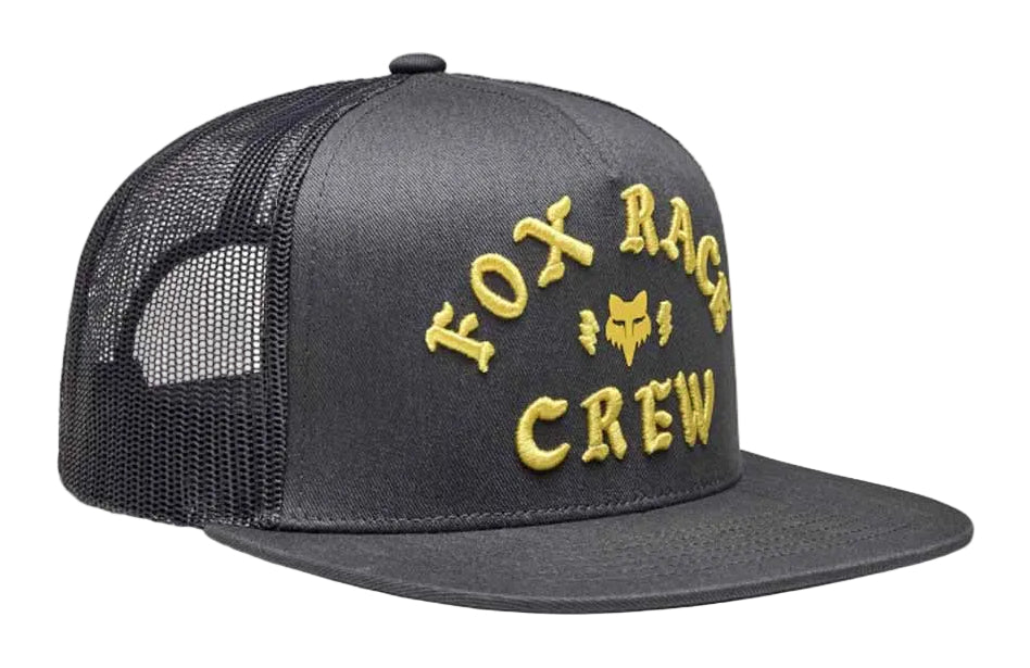 Fox Race Crew Snapback Hat Dark Shadow