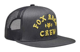 Fox Race Crew Snapback Hat Dark Shadow