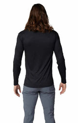 Fox Racing Flexair Pro Long Sleeve Jersey Black BACK FACING MODEL
