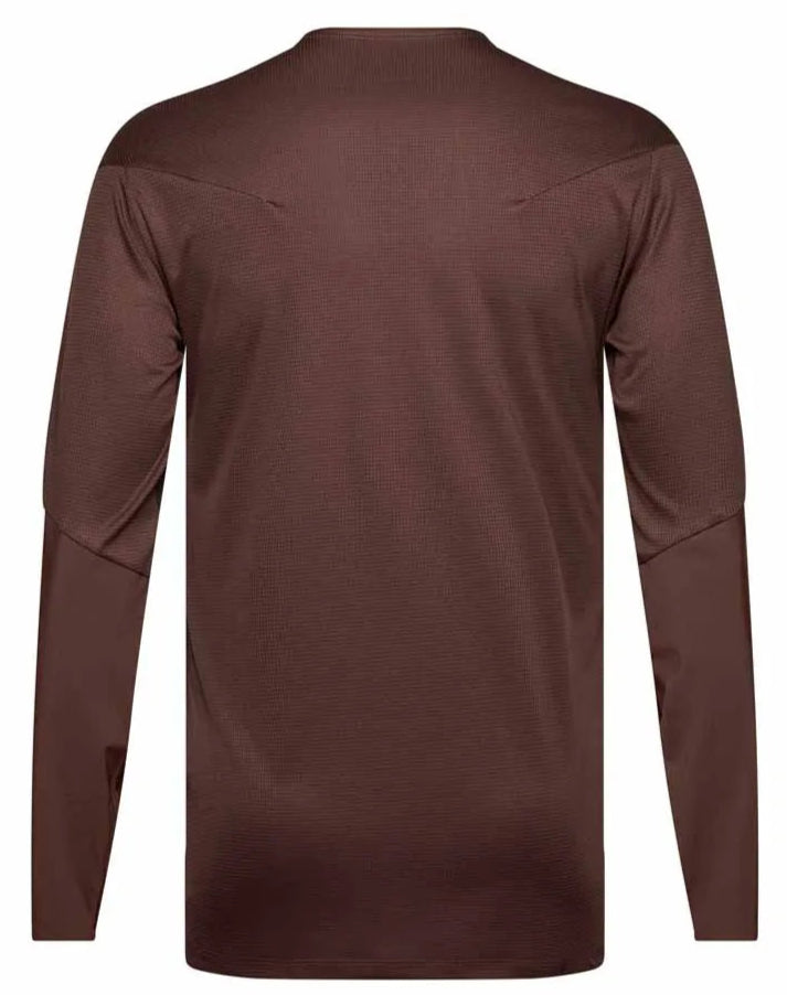 Fox Flexair Pro LS Jersey Cocoa BACK