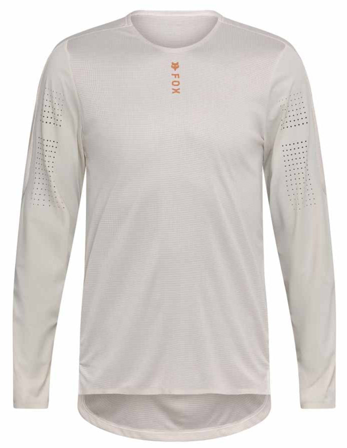 Fox Flexair Pro Long Sleeve Jersey Vintage White FRONT 