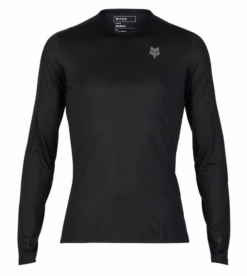 Fox Racing Flexair Ascent Long Sleeve Jersey Black FRONT